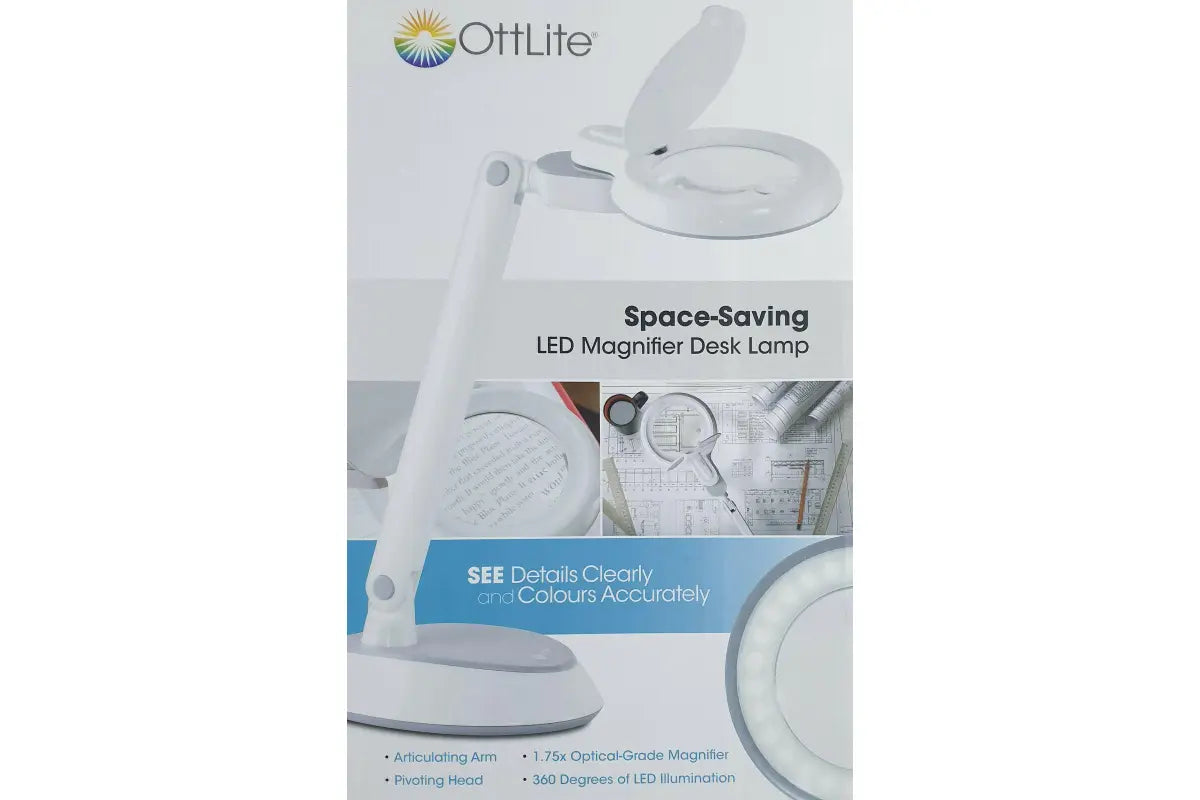 OttLite LED Magnifier Desk Lamp Lincraft New Zealand