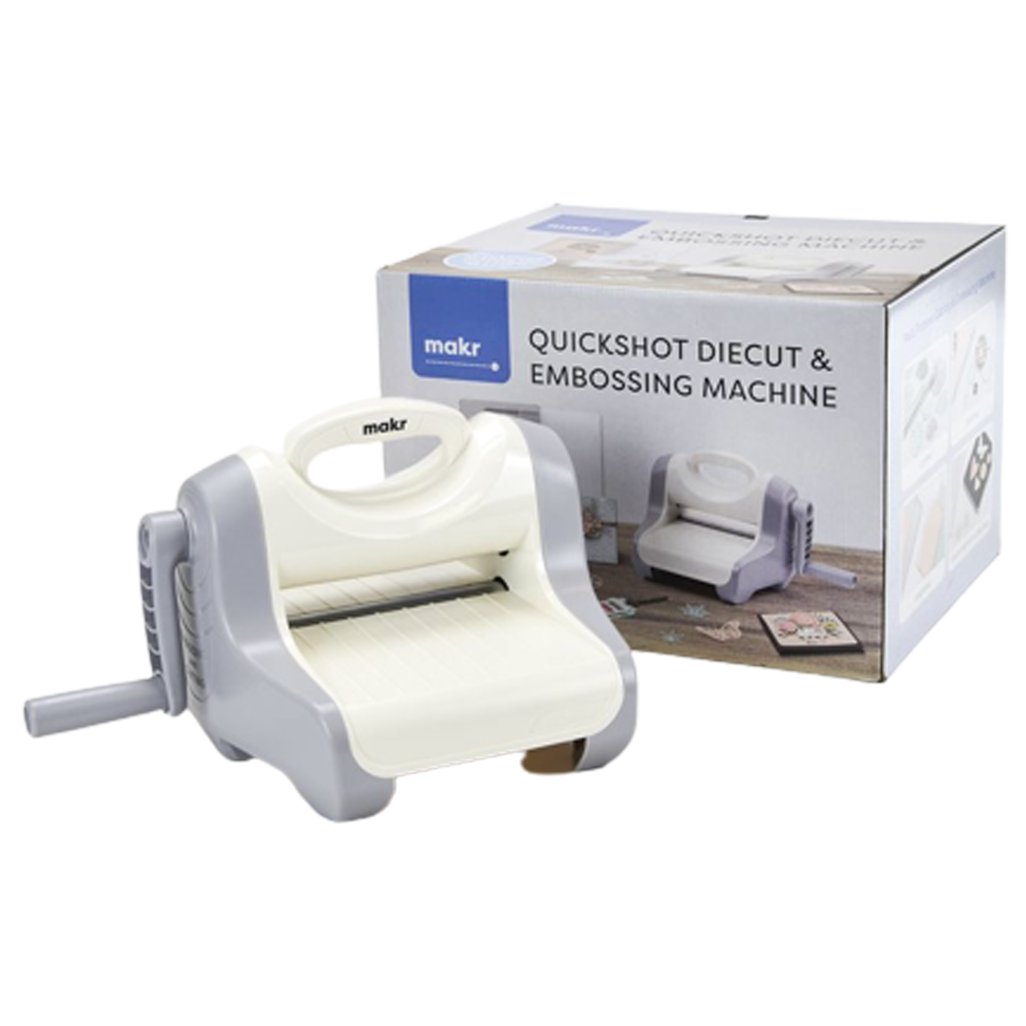 Die cutting and online embossing machine