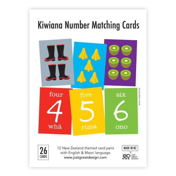JGD Kiwiana Number Matching Cards