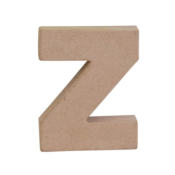 Makr Paper Mache, Small Letter Z- 4"
