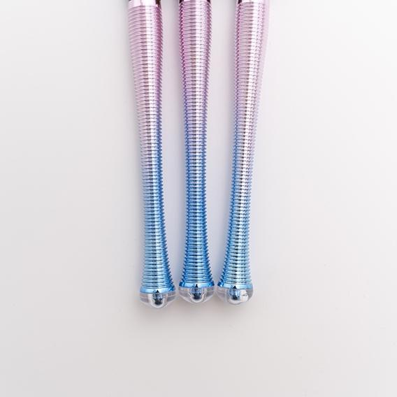 Makr Brush Set with Glitter, Gold- 3pk