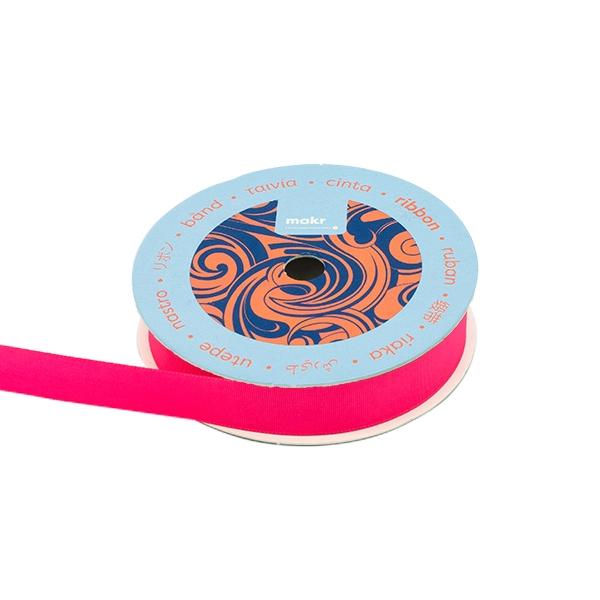 Makr Ribbon, Shock Pink Taffeta- 16mmx4.5m