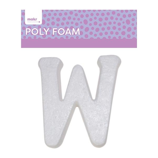 Makr Polyfoam, Uppercase W- White