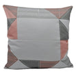 Printed Designer Cushion, Memphis Triangle Pink- 45x45cm - Cambridge House