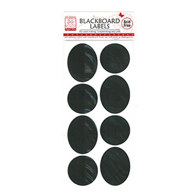Stickers Chalkboard Stickers, Large Ovals- 8pk