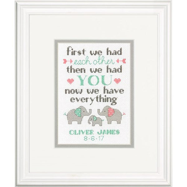 Dimensions Kit, Family Birth Record- 5x7in