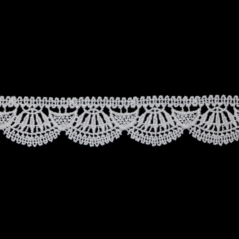 Black 30mm Cotton Lace Trim by the Metre