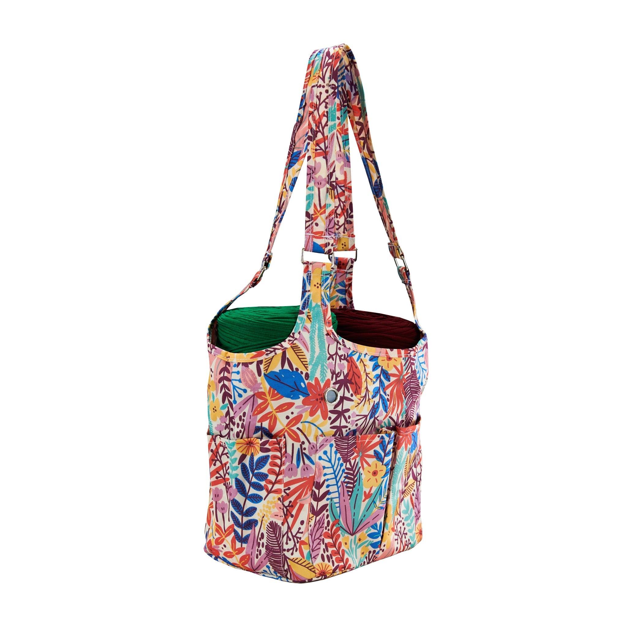 Knitting Storage Bag, Bright Fern- 28x28x33cm – Lincraft New Zealand