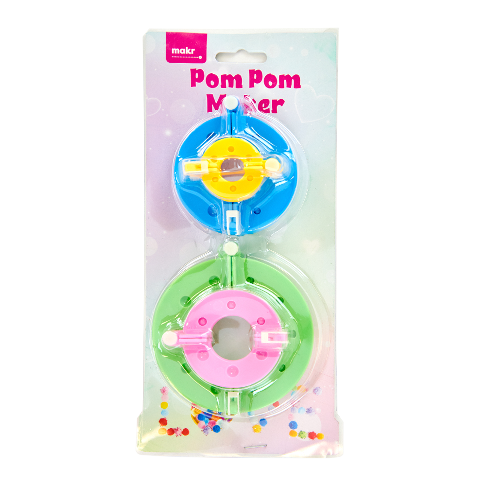 Hoop Pompom Maker Set from Hobbii in 2023  Pom pom, How to make a pom pom,  Pom pom maker