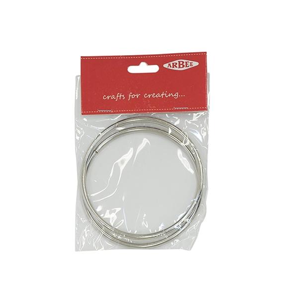 Arbee Macrame Rings, Silver- 75mm – Lincraft New Zealand