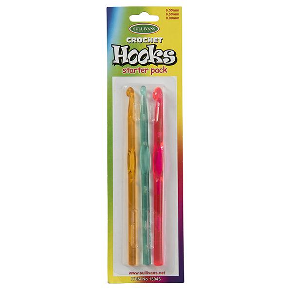 Crochet Hooks Starter Pack of 3- Medium