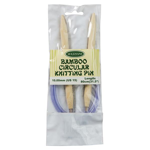 Circular Bamboo Needles 80cm