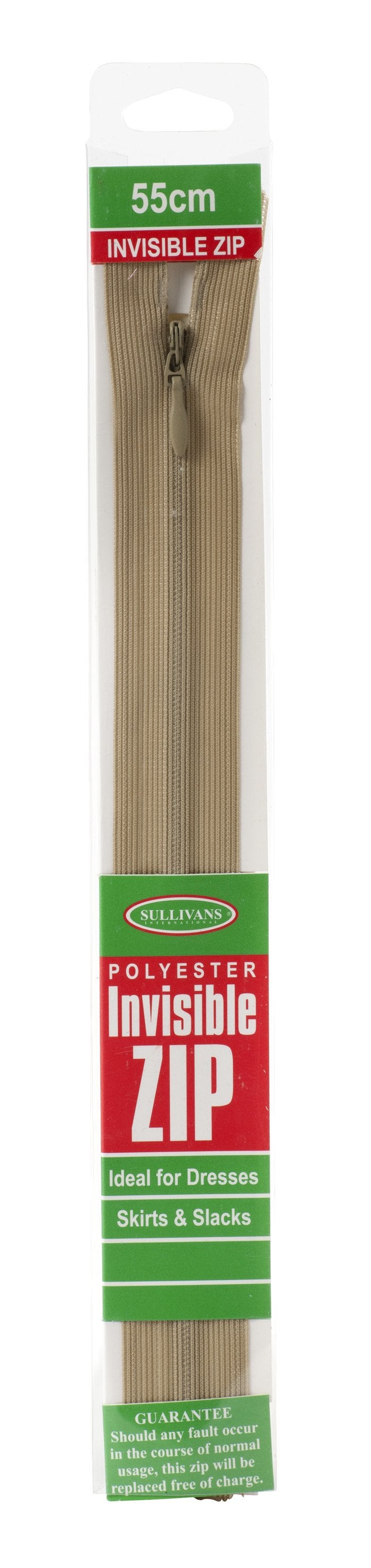 Invisible Zip, Light Beige