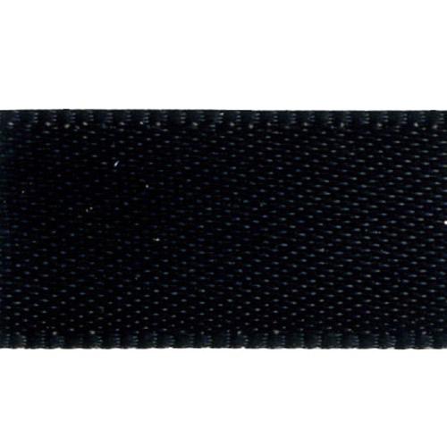 Double Sided Satin Ribbon, Black- 38mm x 2m