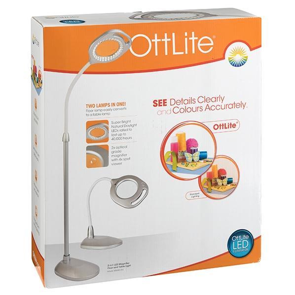 OttLite 2 In 1 LED Magnifying Lamp – The Shop at The Sight Center