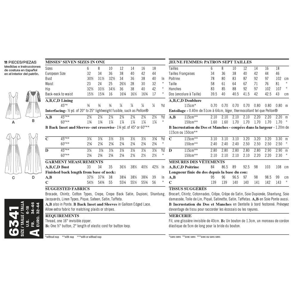 Newlook Pattern 6284 Misses' Pullover Top in Two Lengths