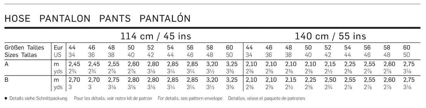 Burda Pattern 7022 (34-50)