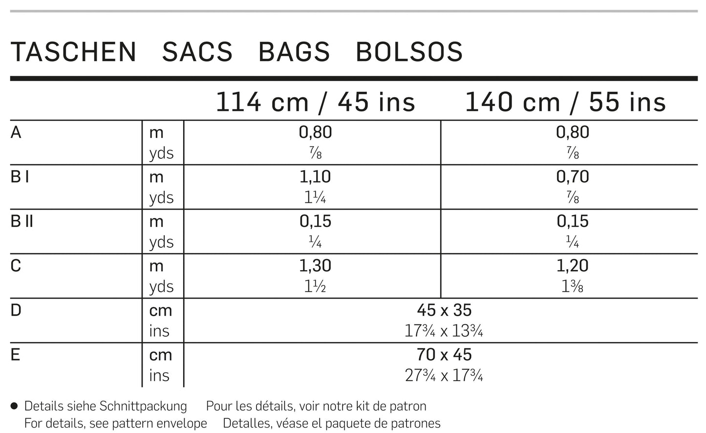 Burda Pattern 7223 (One Size)