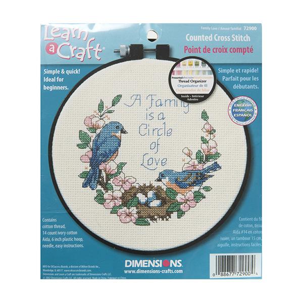 Simplicity Stitch Kit, Family Love- 15cm