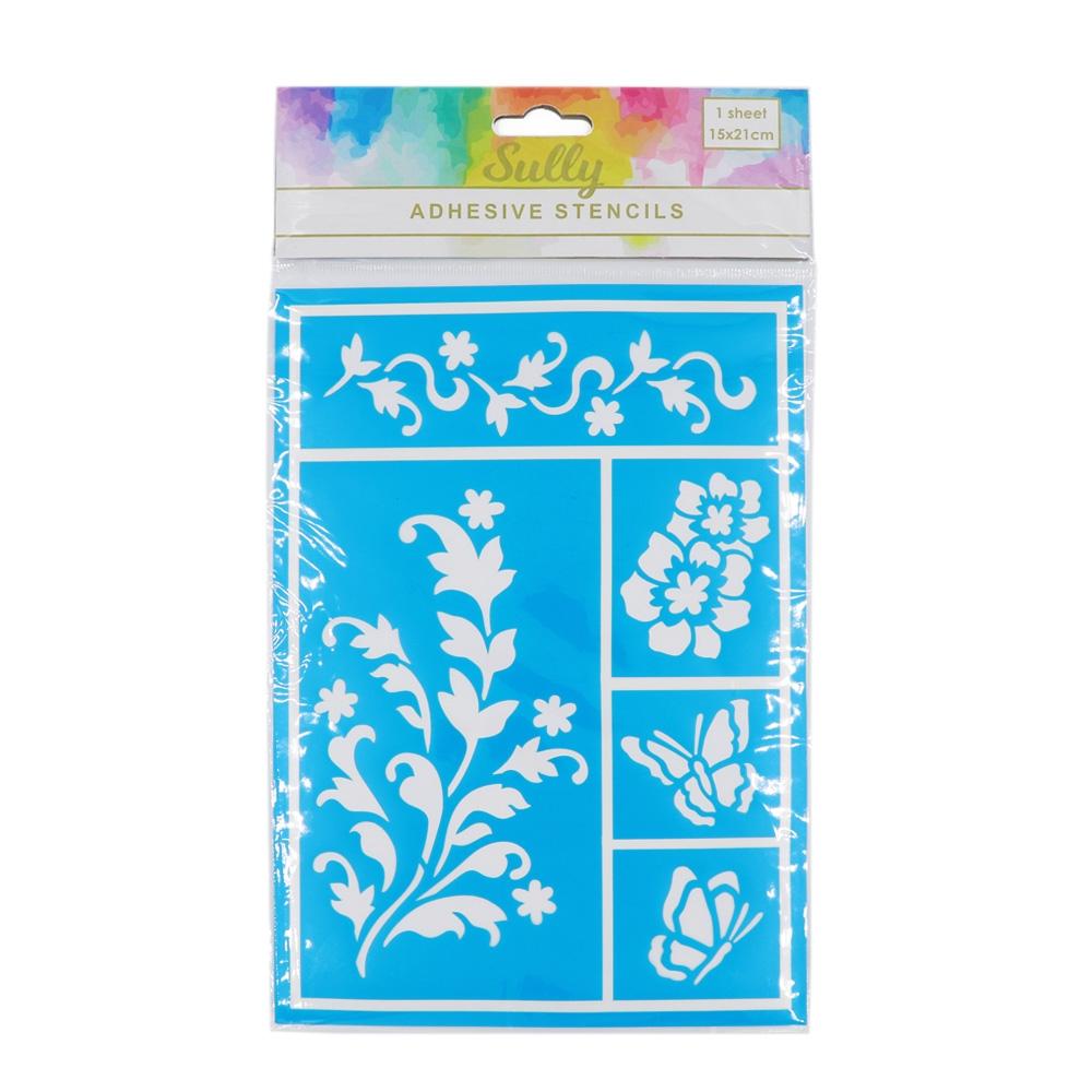 Sullivans Adhesive Stencils, Butterfly- 15x21cm – Lincraft New Zealand