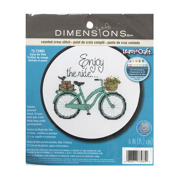 Simplicity Stitch Kit, Enjoy The Ride- 15cm