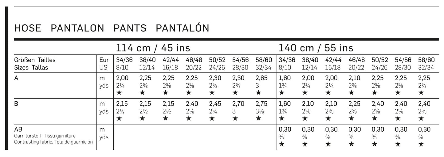Burda Pattern 7400 (8-34)