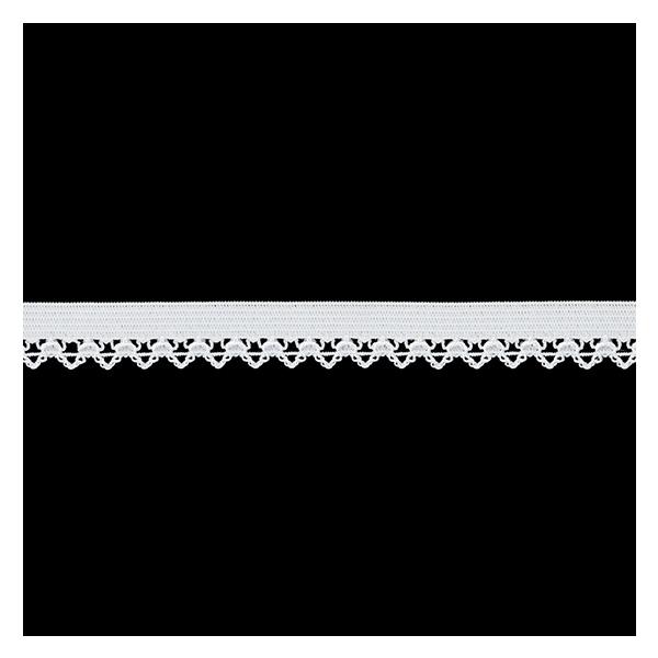 Sullivans Elastic Lingerie, Off White- 12 mm