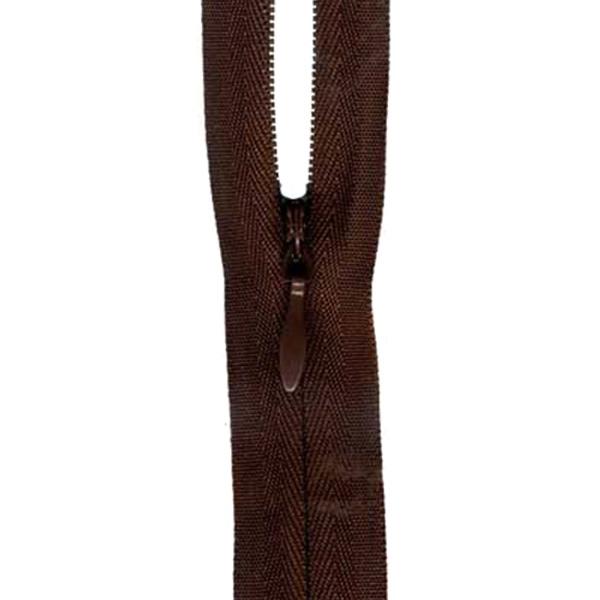 Sullivans Zip Invisible, Brown- 3 mm