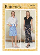 Butterick Pattern B6799 Misses  A-Line Skirt