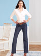 Butterick Pattern B6840 Misses' & Women's Straight-Leg or Boot Cut Jeans