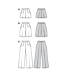 Burda Pattern X06008 Misses' Skirt/Pants