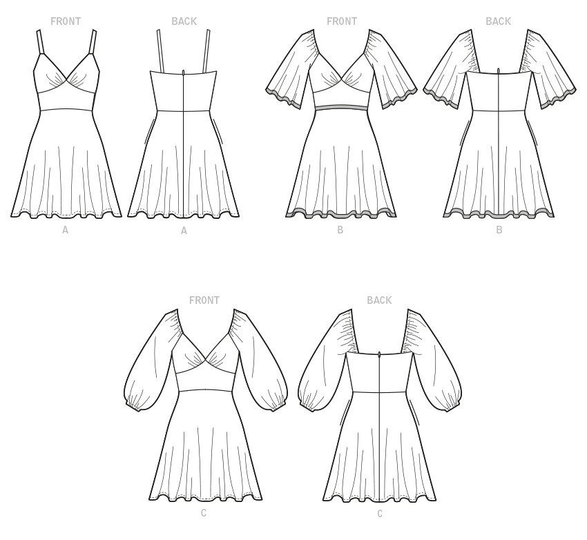 McCall's Pattern M8195 Misses' Dresses