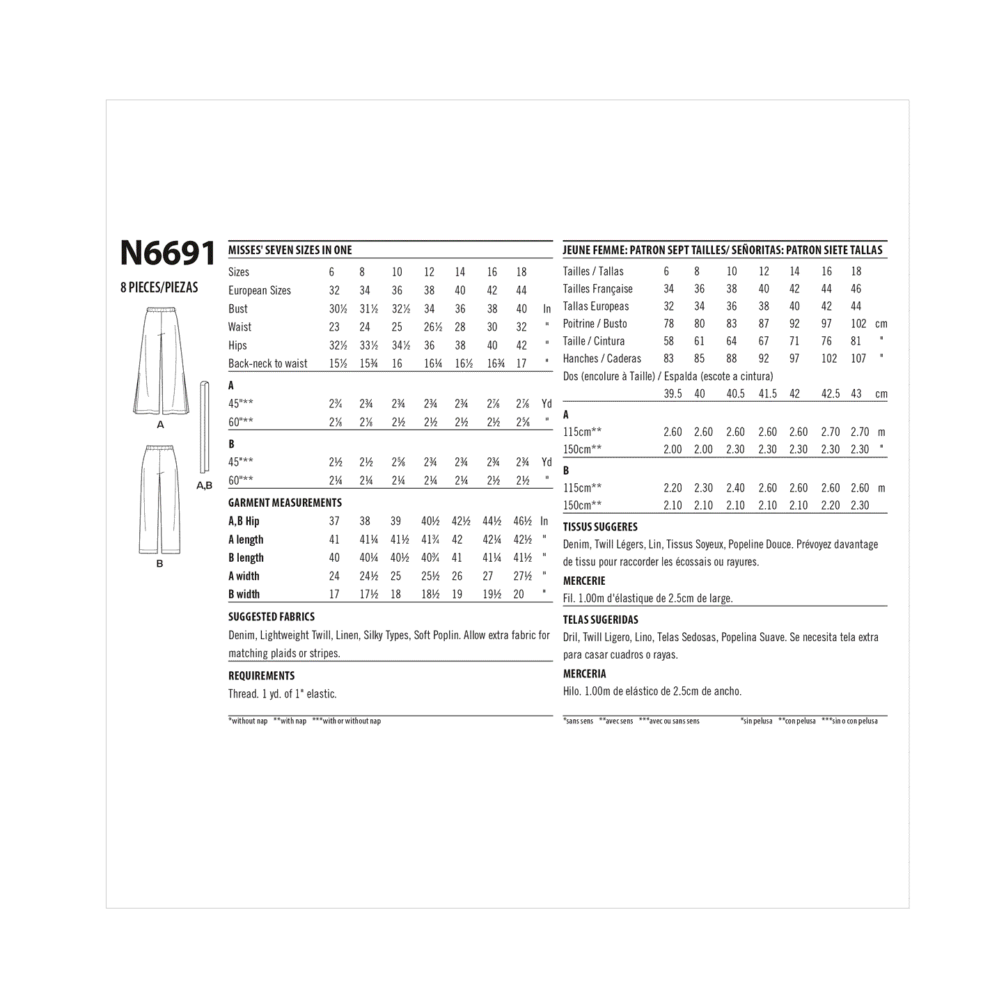 Newlook Pattern N6681 Misses' Dress