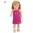 Simplicity Pattern 4654 OS Doll Clothes
