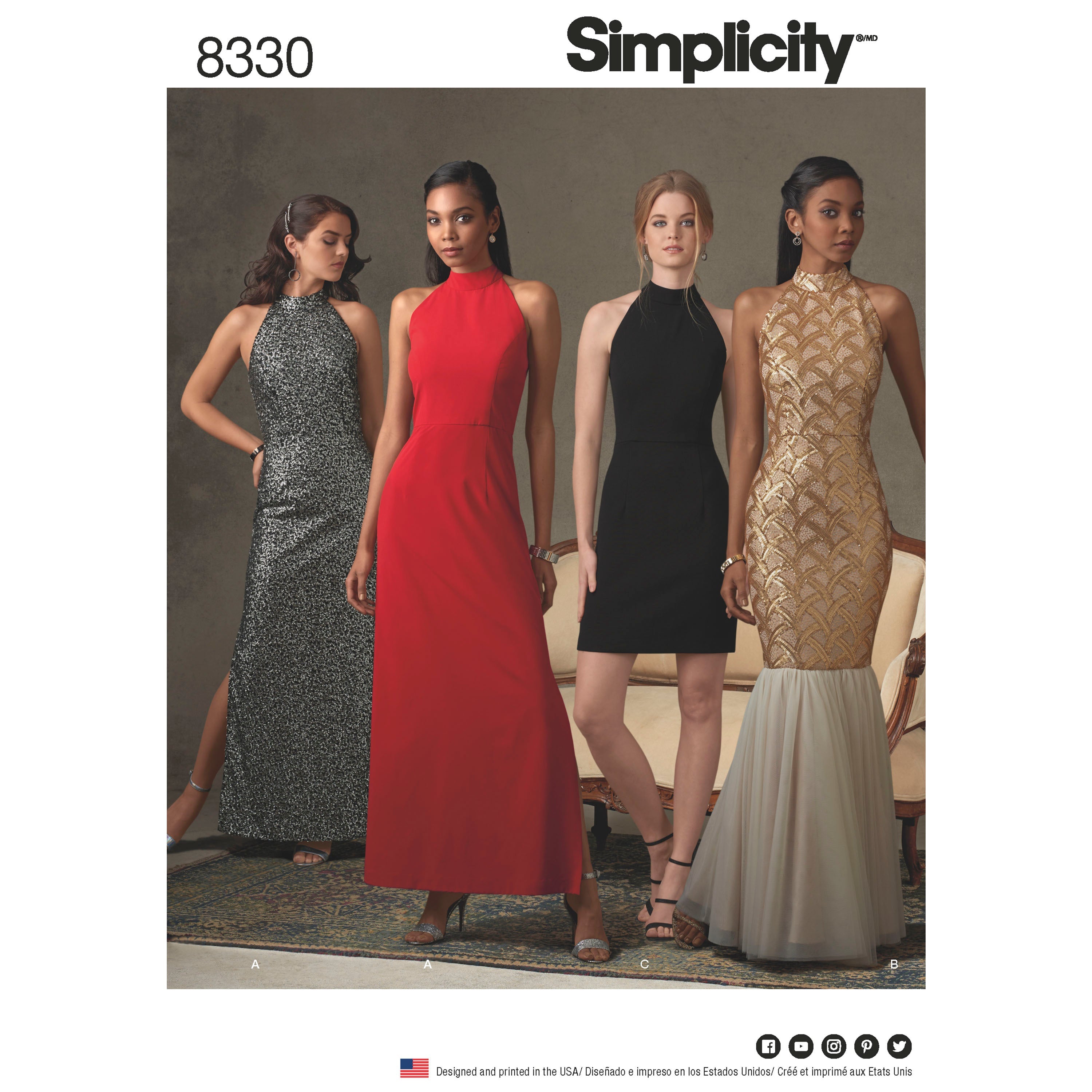 Simplicity Pattern 8872 Misses' Pullover Dress – Lincraft New Zealand