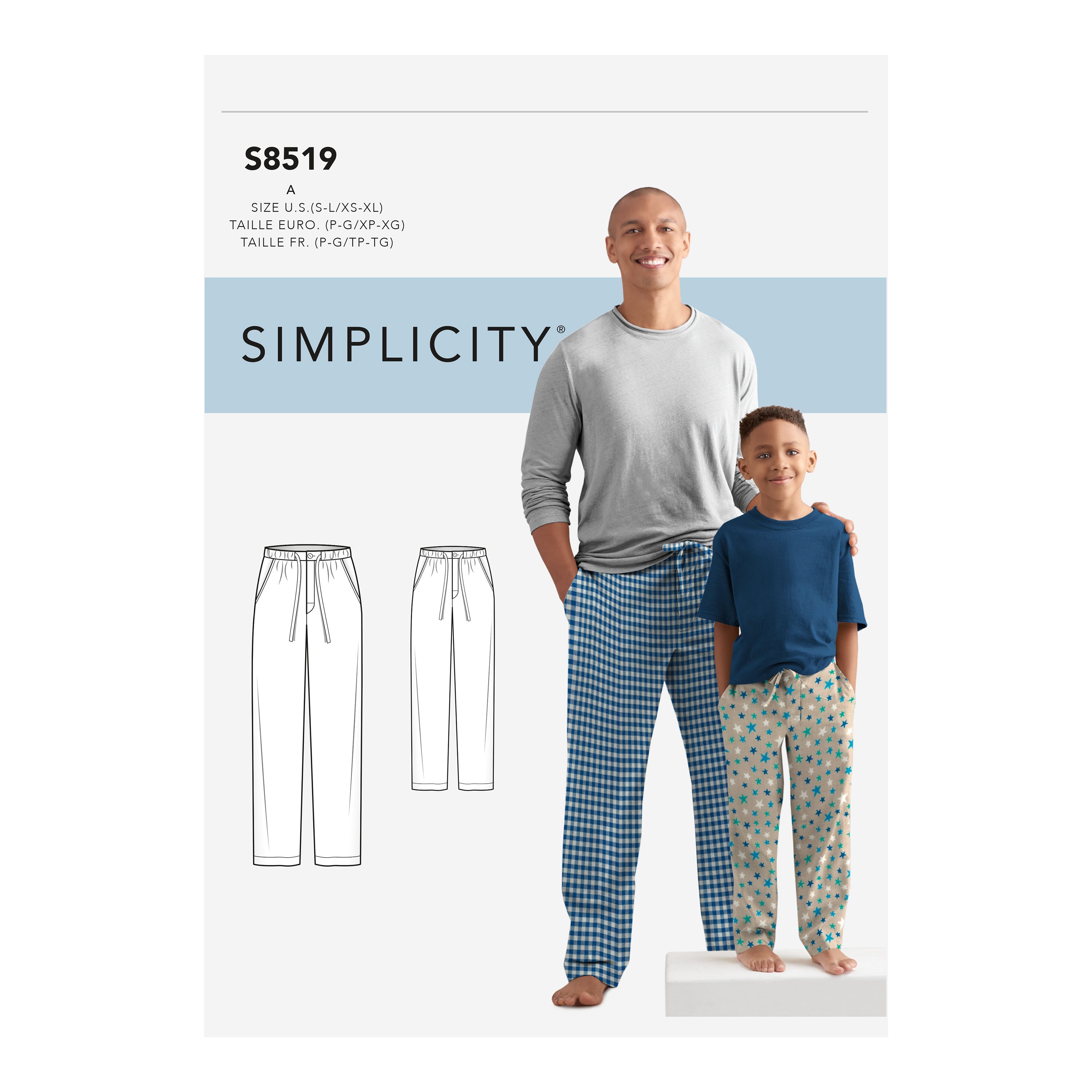 Simplicity 1505 Husky Boys' & Big & Tall Men's Tops and Pants
