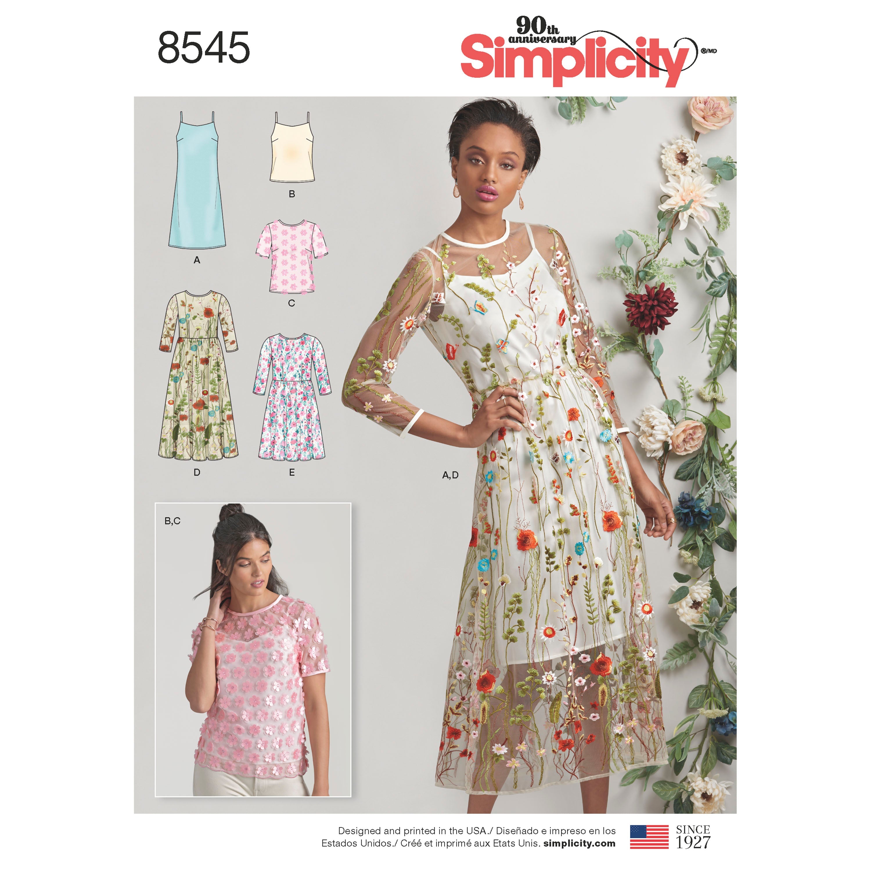 Simplicity Pattern 8545 Women's / Petite Women's Dress and Top – Lincraft  New Zealand