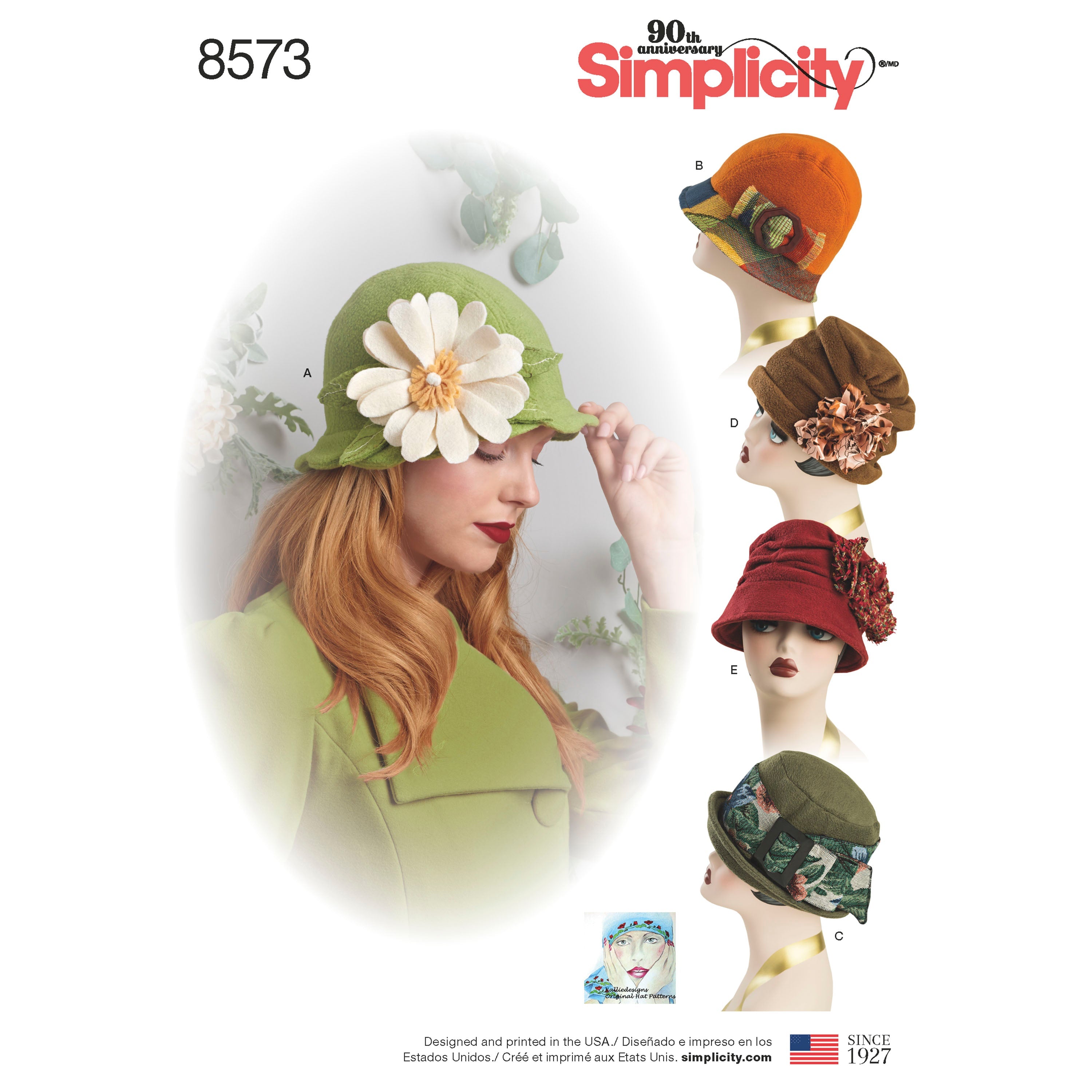 Simplicity 8713 - Men's Hats in Three Sizes | Sewing Pattern