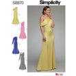Simplicity Pattern 8870 Misses'/Miss Petite Dress