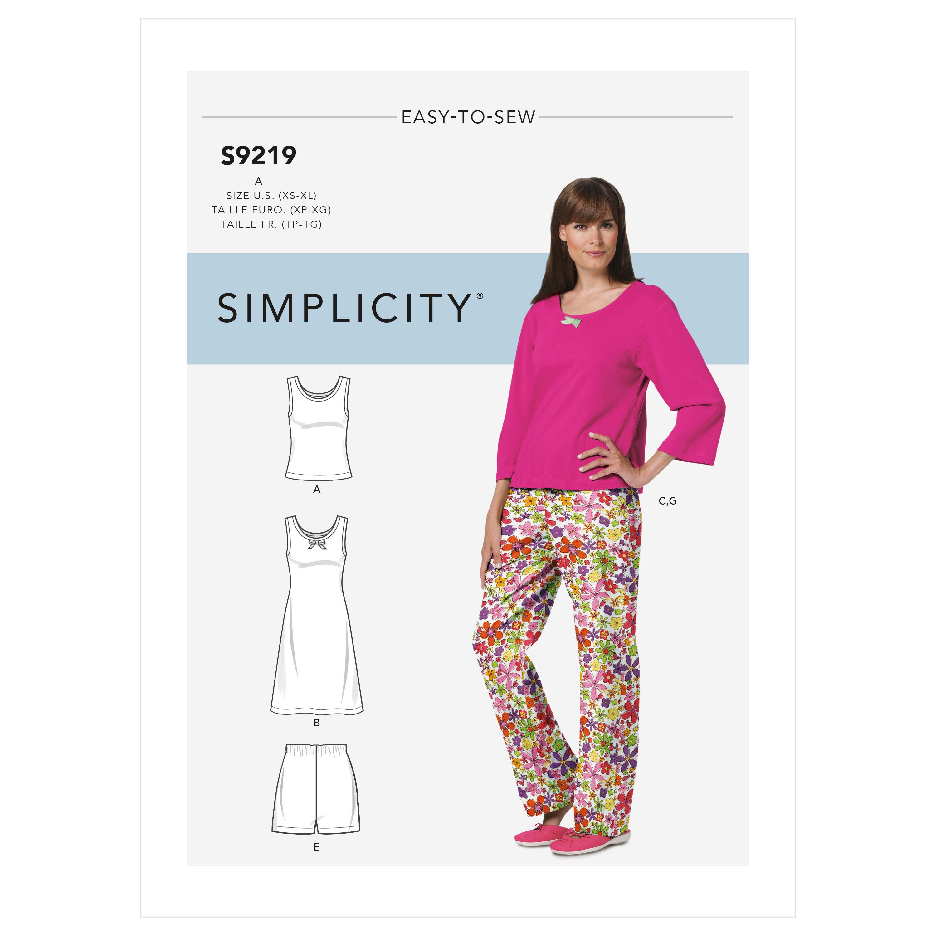 Buy Simplicity Sewing Pattern 8803, Lounge Pants, Shirt, Pajamas