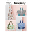 Simplicity Pattern 9304 Bags