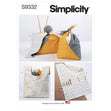 Simplicity Pattern 9332 Craft Bags