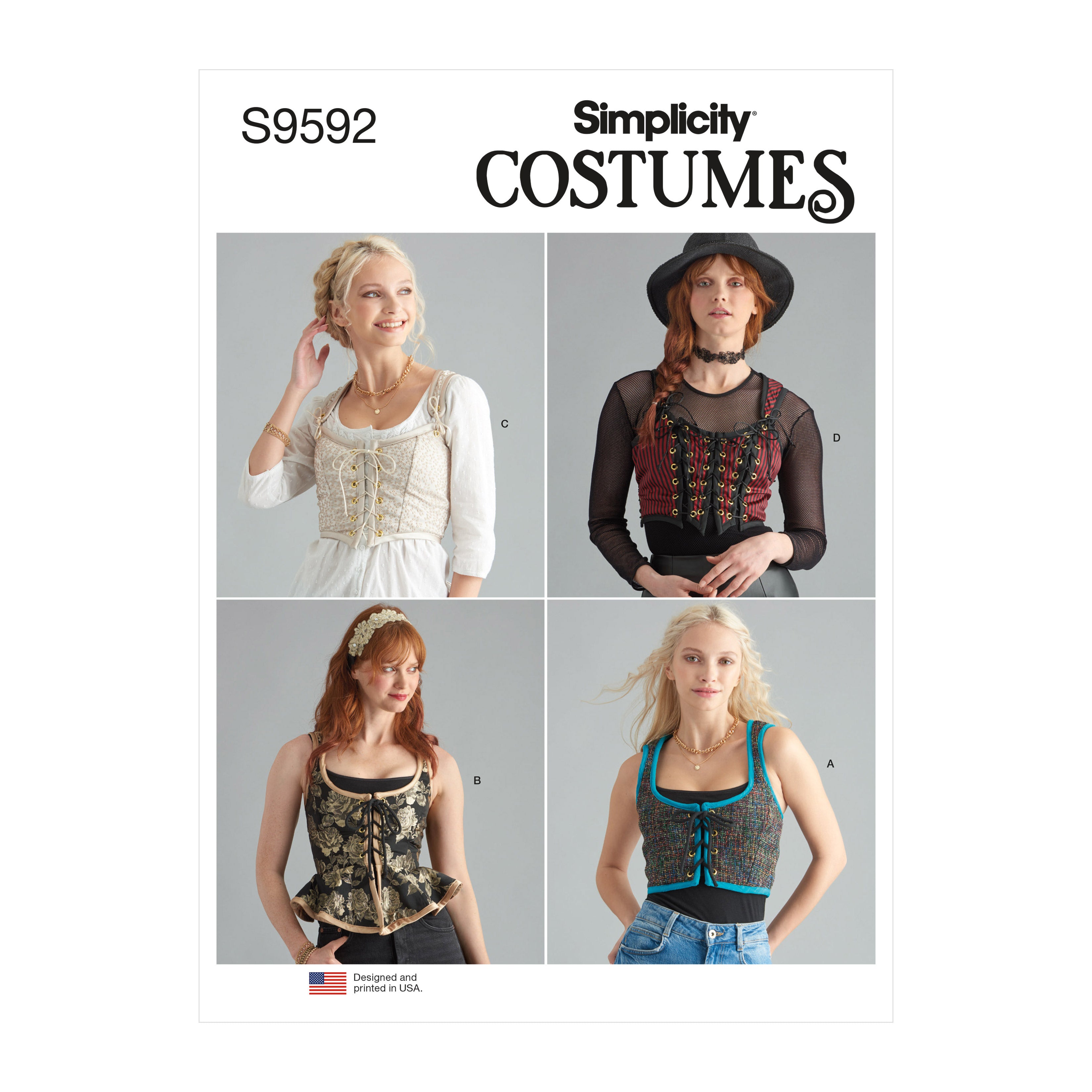 Simplicity Pattern SS9592 Misses' Corsets – Lincraft New Zealand