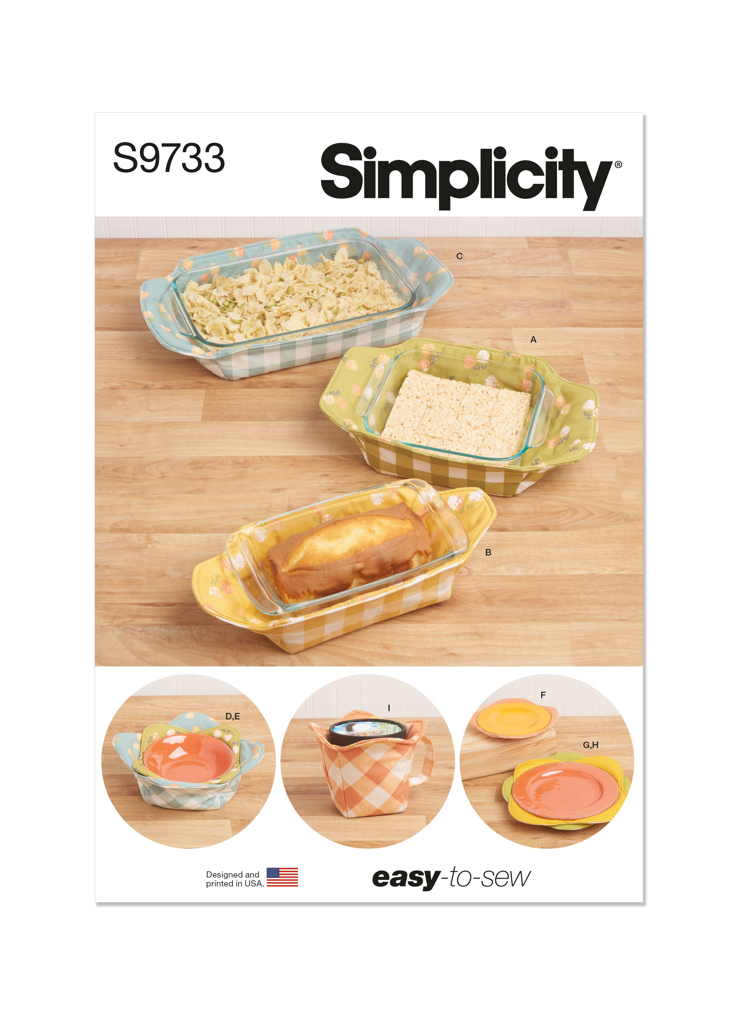 Simplicity Pattern S9733 Kitchen Home Décor – Lincraft New Zealand