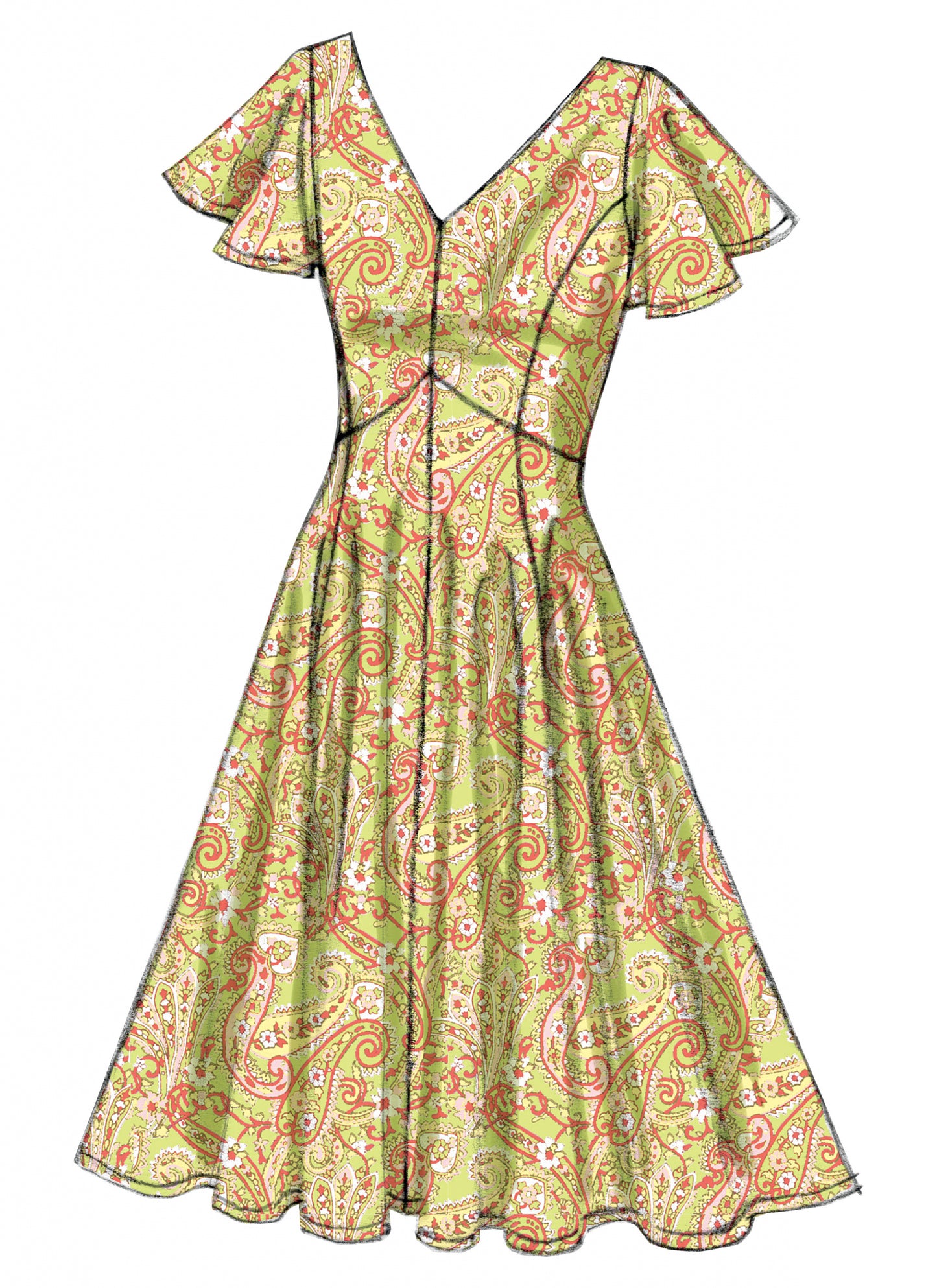 Vogue Pattern V8997 Misses' Dress