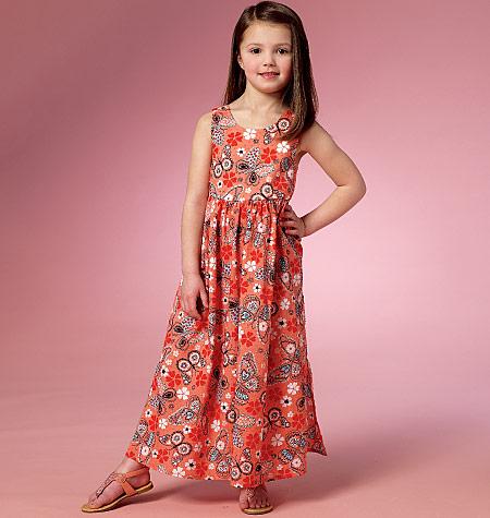 Butterick Pattern B6202 Girls Dress