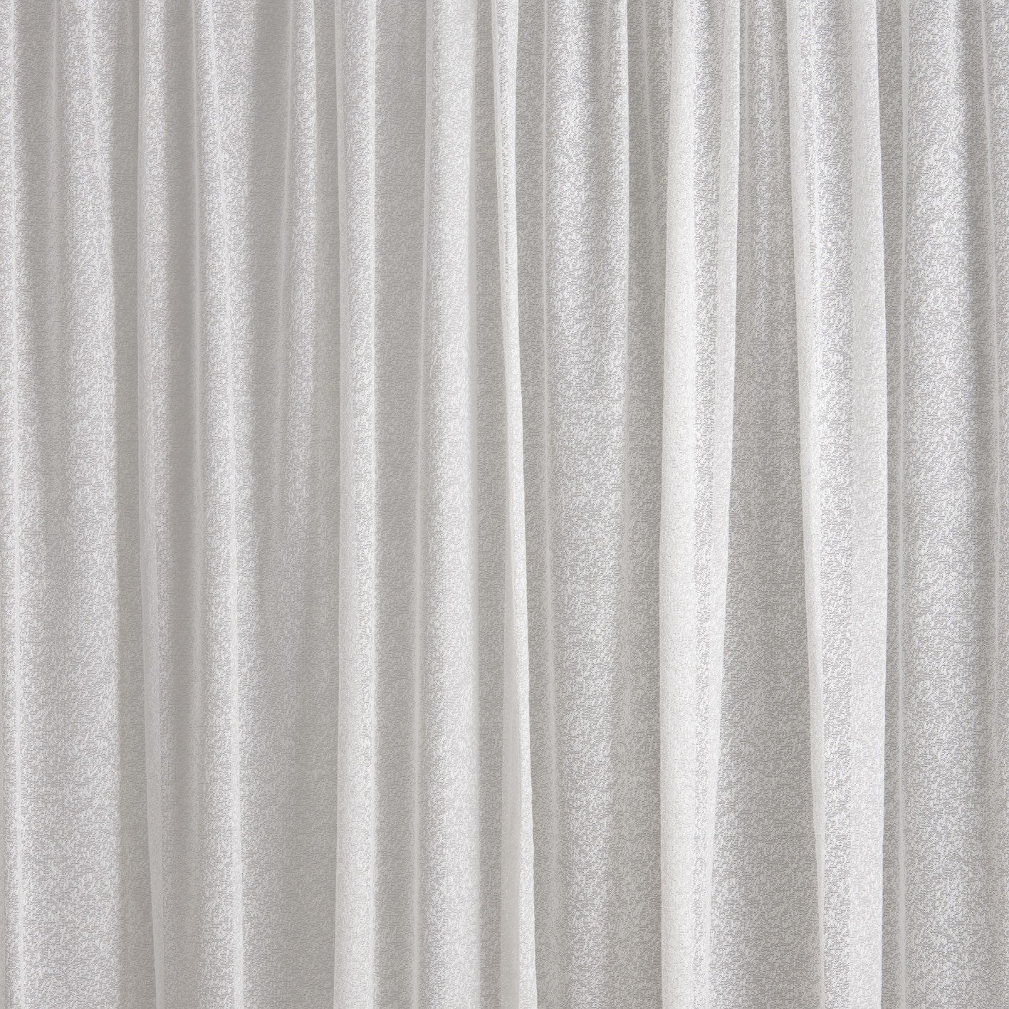 Boucle Lace Curtain Fabric, White