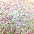 Arbee Sequins, White & Clear AB Mix- 6-8mm