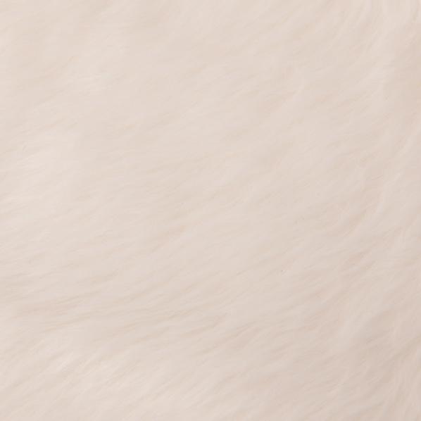 Faux Fur Fabric, Red- Width 75cm