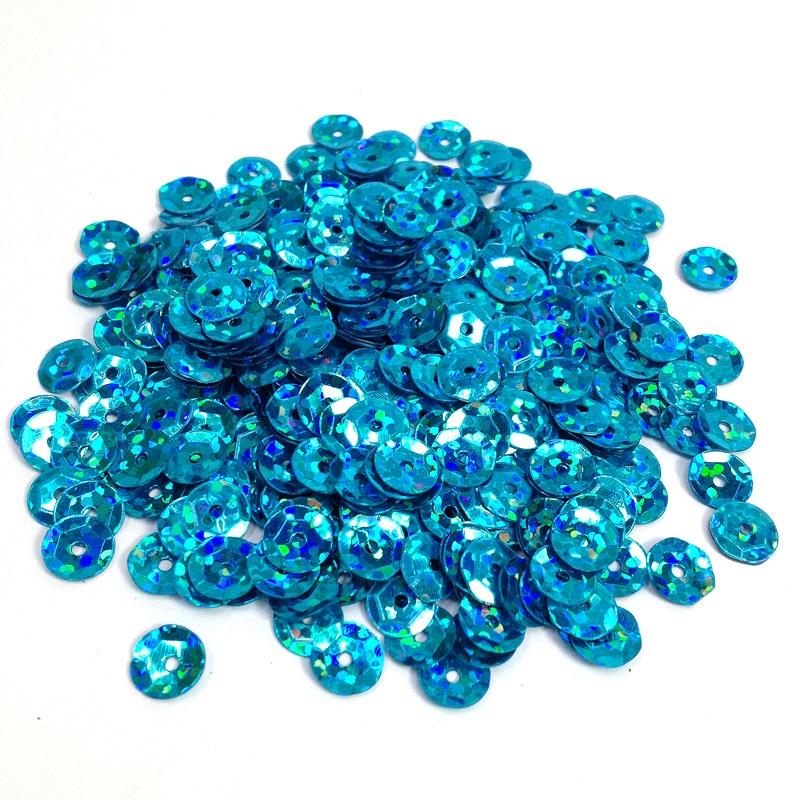 Arbee Sequins, Laser Aqua Cup- 6mm
